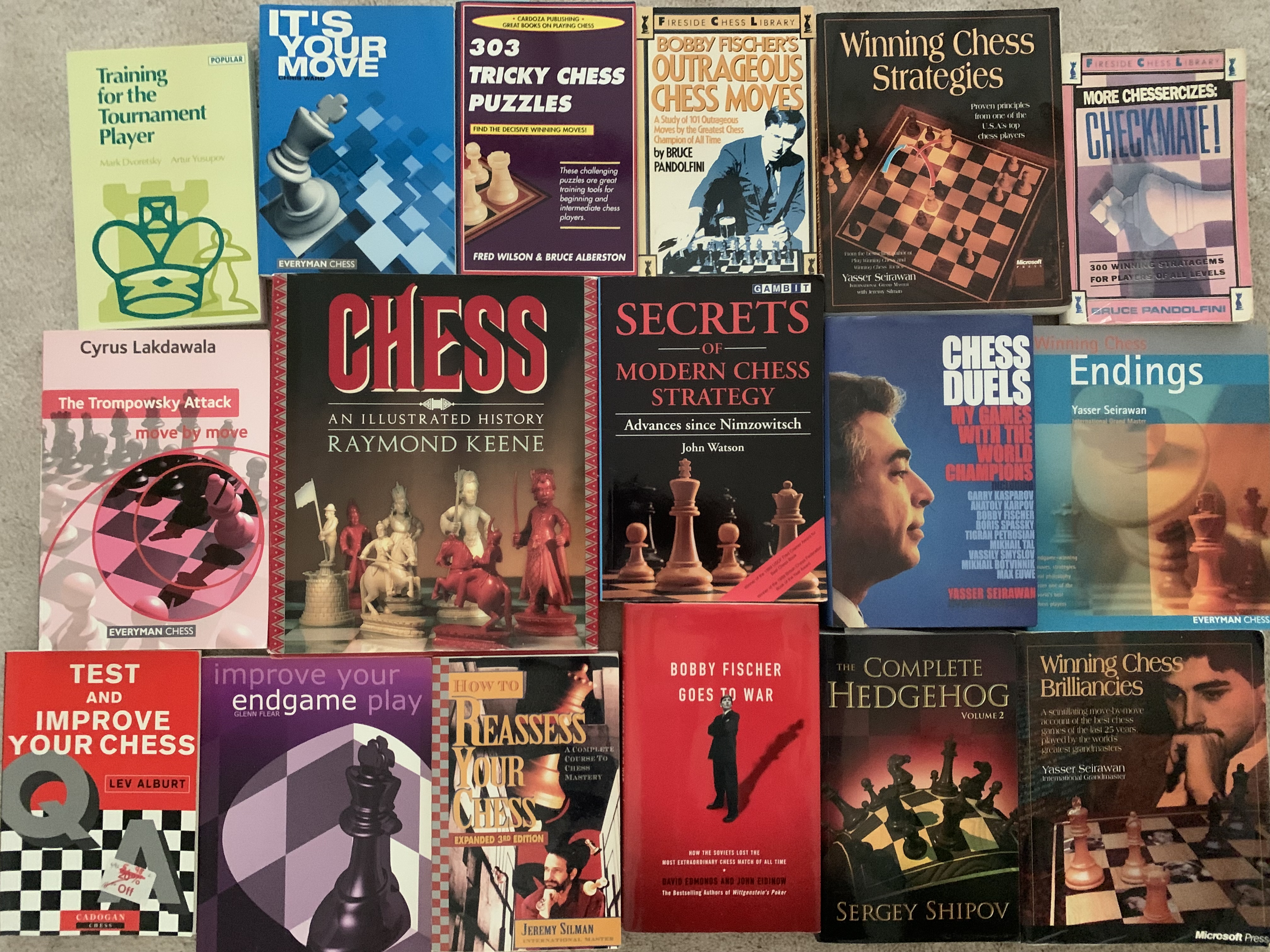 Someone donated their chess books at a thrift store near me. Any